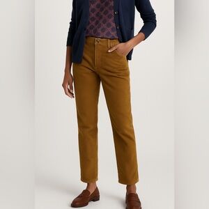 Levi’s Women’s 711 Skinny Brown Corduroy Mid Rise Slim Leg Pants